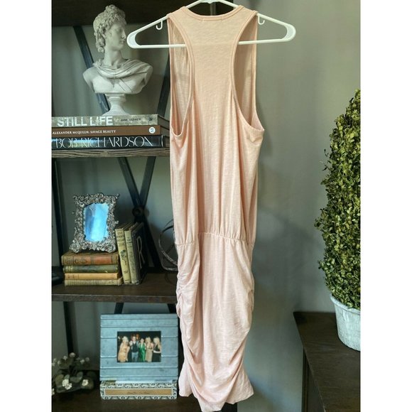 NEW Sundry Pink Nude Ruched Racerback Tank Dress S - Picture 10 of 10